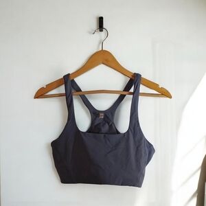 Free People Movement Charcoal Blue Sports Bra Size M